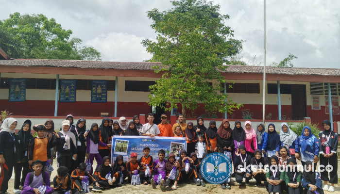 Hima PGSD FKIP Unmul Gelar Aksi Peduli Lingkungan di SDN 018 Samarinda Utara