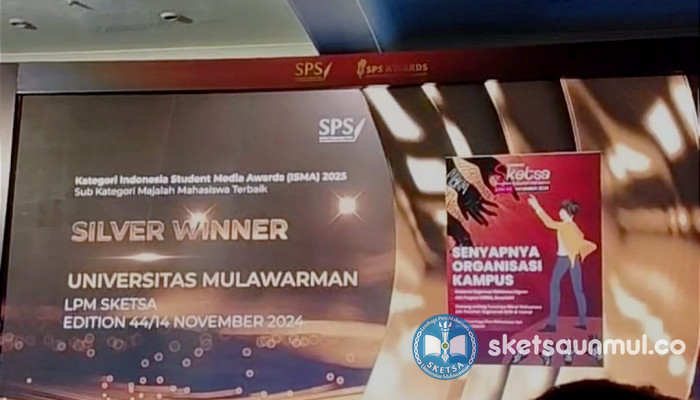 LPM Sketsa Unmul Raih Silver Winner dalam Ajang SPS Awards 2025