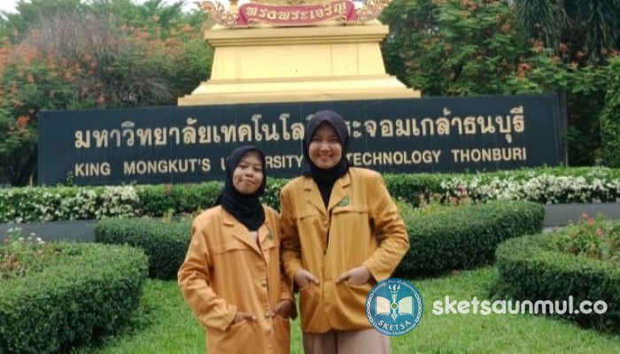 Jajaki Negeri Gajah Putih, Dua Mahasiswa Unmul Magang ke King Mongkut's University of Technology Thonburi Thailand