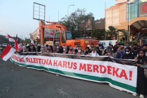 Sejumlah Organisasi Masyarakat di Samarinda Gelar Aksi Masyarakat Kaltim Cinta Palestina