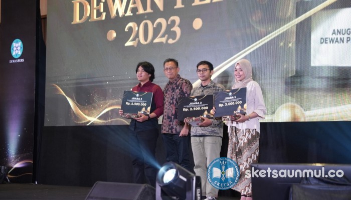 Potret Isu Kemanusiaan di Tanah IKN, LPM Sketsa Unmul Sabet Juara 1 Anugerah Dewan Pers 2023