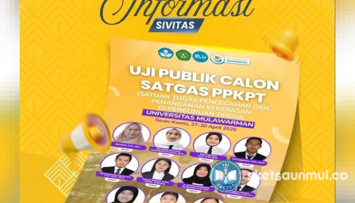 Satgas PPKPT Unmul Masuk Tahap Uji Publik, Kasus Kekerasan Seksual di Kampus Terus Bergulir